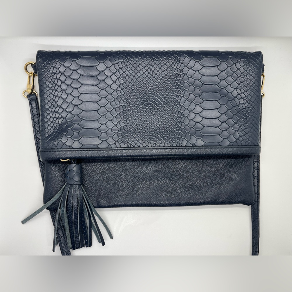 Gigi New York Convertible clutch crossbody - leather bag